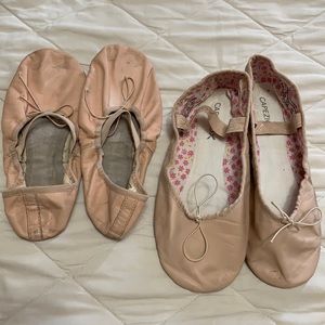 2 pair of Ballet shoes